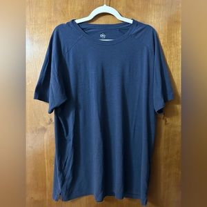 Alo Yoga Triumph Crew Neck Tee - Navy